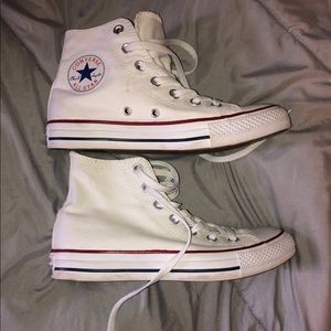 White High Top Converse